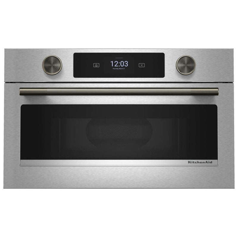 KitchenAid KMBS730SPS Built In Microwave, 30 inch Exterior Width, 1.4 cu. ft. Capacity, 900 W Watts, Convection, Stainless Steel Interior, PrintShield Stainless colour