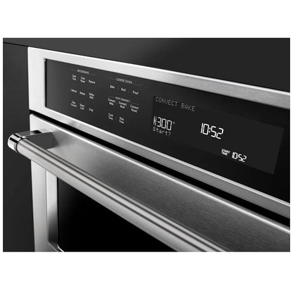 KitchenAid KOEC530PSS 微波炉壁挂式烤箱组合