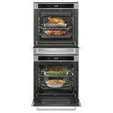 KitchenAid KODC504PPS Double Wall Oven, 24 inch Exterior Width, True Convection, Self Clean, 5.8 cu. ft. Capacity, Temperature Probe, Wifi Enabled, Air Fry, Stainless Steel colour