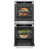 KitchenAid KODC504PPS Double Wall Oven, 24 inch Exterior Width, True Convection, Self Clean, 5.8 cu. ft. Capacity, Temperature Probe, Wifi Enabled, Air Fry, Stainless Steel colour