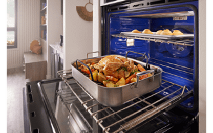 KitchenAid KOEC527PBS Microwave Wall Oven Combo