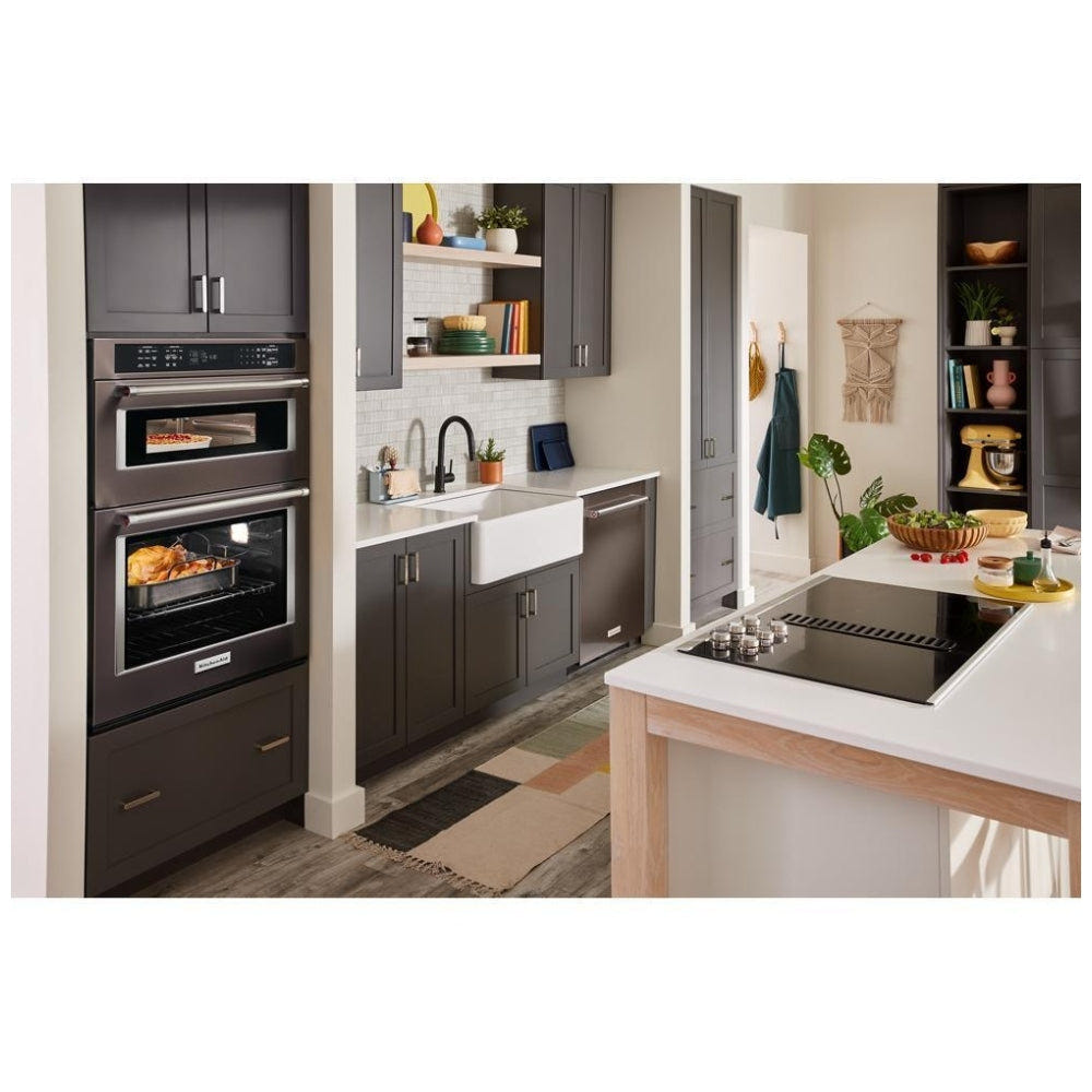 KitchenAid KOEC527PBS Microwave Wall Oven Combo