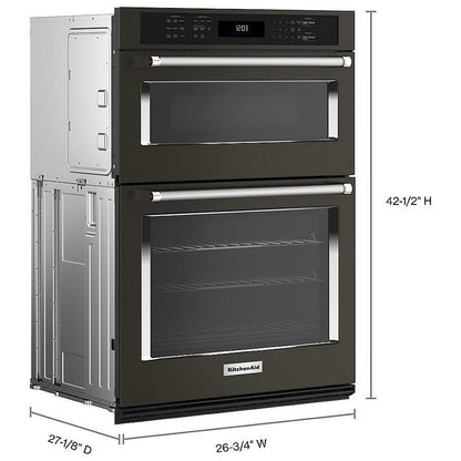 KitchenAid KOEC527PBS Microwave Wall Oven Combo
