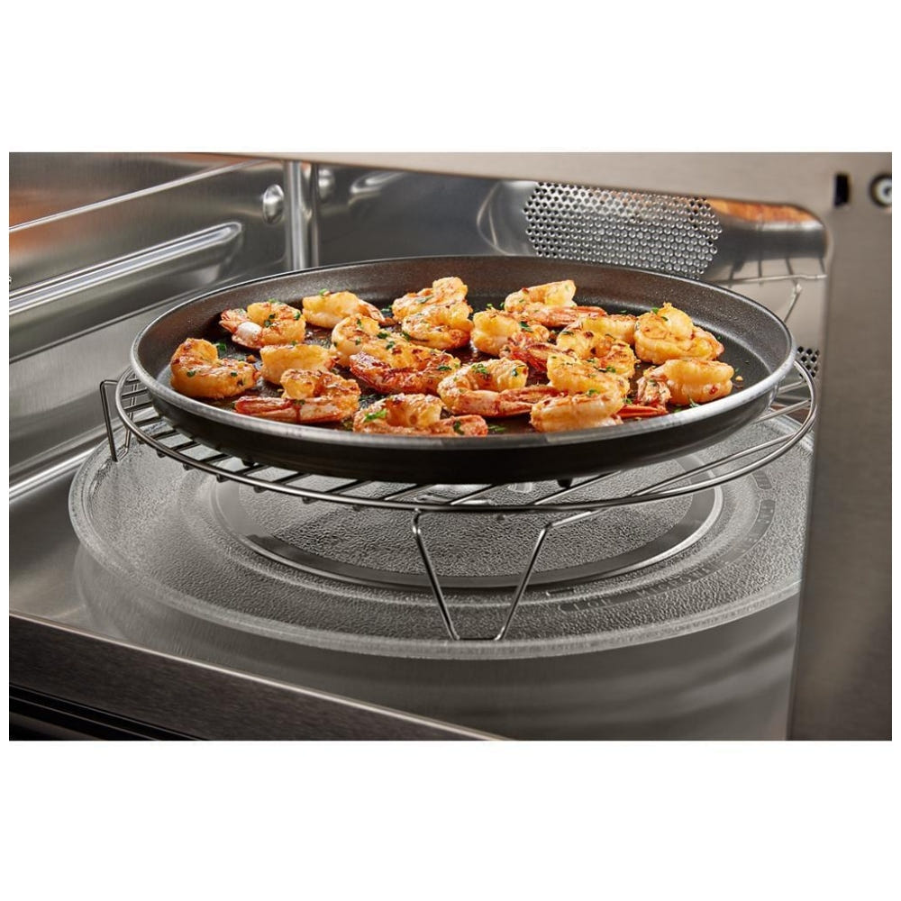 KitchenAid KOEC527PBS 微波炉壁挂式烤箱组合