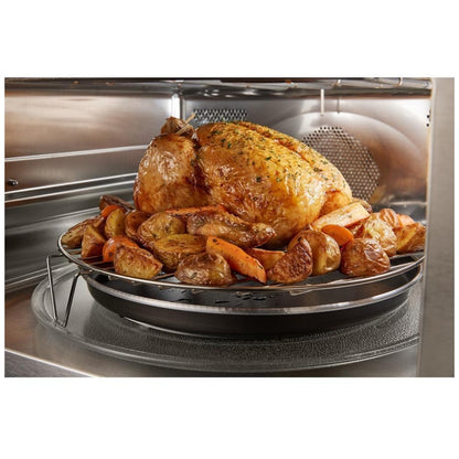 KitchenAid KOEC527PBS 微波炉壁挂式烤箱组合