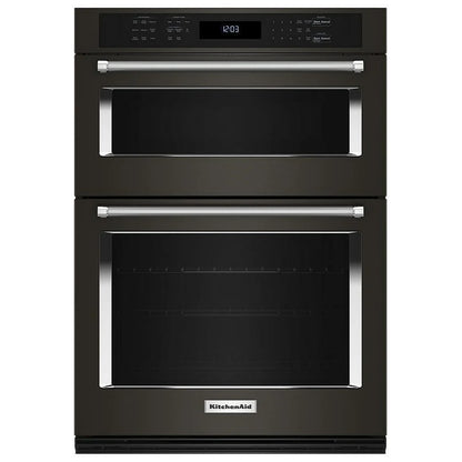 KitchenAid KOEC527PBS 微波炉壁挂式烤箱组合