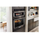 KitchenAid KOEC527PBS Microwave Wall Oven Combo
