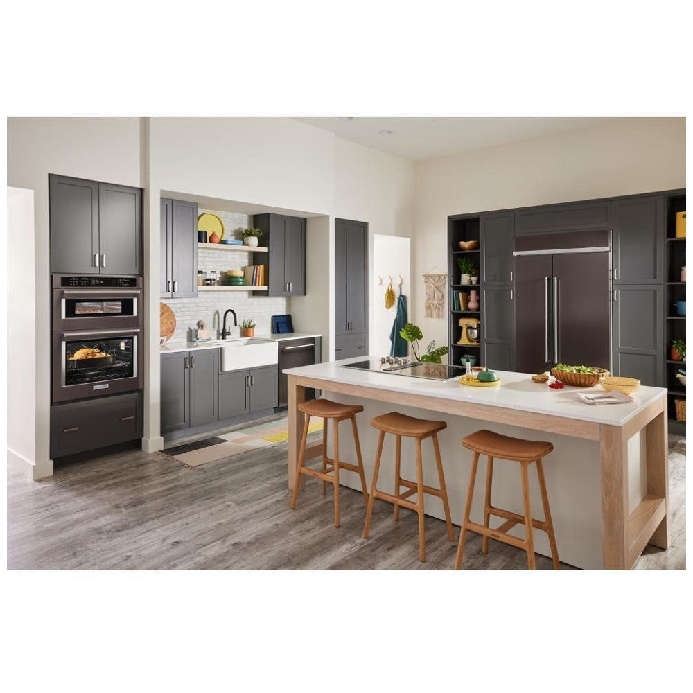 KitchenAid KOEC527PBS Microwave Wall Oven Combo