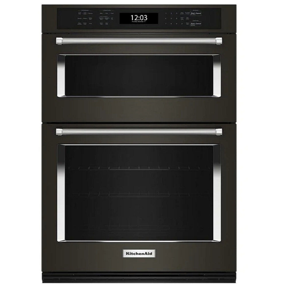 KitchenAid KOEC527PBS Microwave Wall Oven Combo