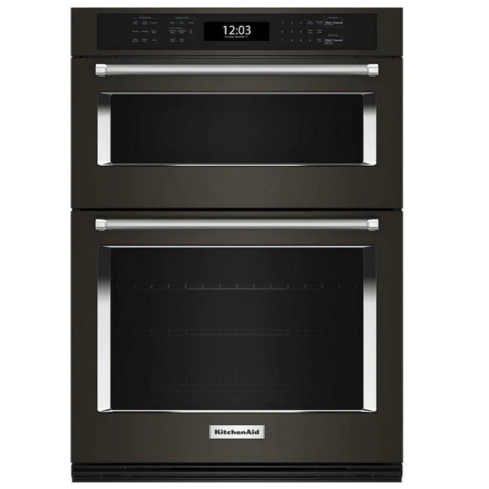 KitchenAid KOEC527PBS Microwave Wall Oven Combo