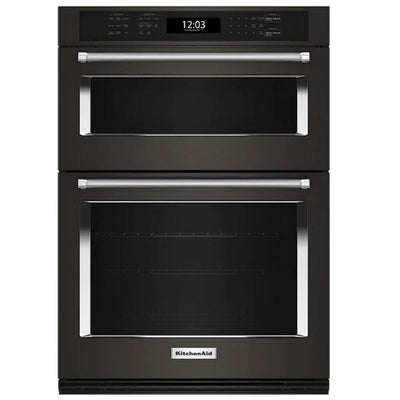 KitchenAid KOEC527PBS Microwave Wall Oven Combo