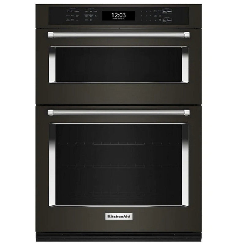 KitchenAid KOEC527PBS Microwave Wall Oven Combo