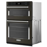 KitchenAid KOEC527PBS Microwave Wall Oven Combo