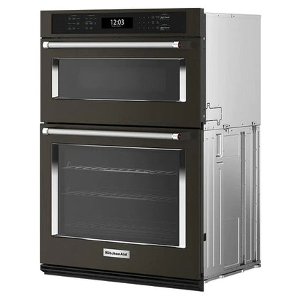 KitchenAid KOEC527PBS Microwave Wall Oven Combo