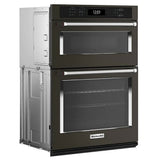 KitchenAid KOEC527PBS Microwave Wall Oven Combo