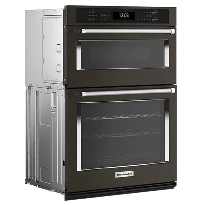 KitchenAid KOEC527PBS Microwave Wall Oven Combo