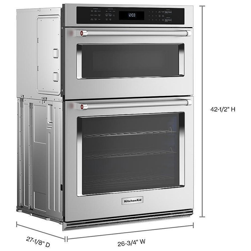 KitchenAid KOEC527PSS Microwave Wall Oven Combo