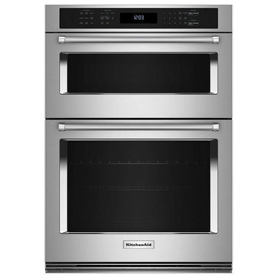 KitchenAid KOEC527PSS Microwave Wall Oven Combo