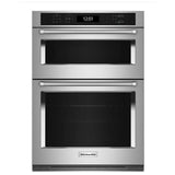 KitchenAid KOEC530PPS Microwave Wall Oven Combo, 30 inch Exterior Width, True Convection, Self Clean, 6.4 cu. ft. Capacity, Temperature Probe, Wifi Enabled, Air Fry, Stainless Steel colour