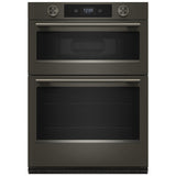 KitchenAid KOEC930SBE Microwave Wall Oven Combo, 30 inch Exterior Width, True Convection, 6.4 cu. ft. Capacity, Temperature Probe, Wifi Enabled, Air Fry, Black Ore colour Cooking Camera, Backlit Knobs