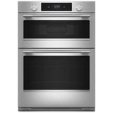 KitchenAid KOEC930SPS Microwave Wall Oven Combo, 30 inch Exterior Width, True Convection, 6.4 cu. ft. Capacity, Temperature Probe, Wifi Enabled, Air Fry, PrintShield Stainless Steel colour Cooking Camera, Backlit Knobs