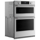 KitchenAid KOEC930SPS Microwave Wall Oven Combo, 30 inch Exterior Width, True Convection, 6.4 cu. ft. Capacity, Temperature Probe, Wifi Enabled, Air Fry, PrintShield Stainless Steel colour Cooking Camera, Backlit Knobs