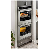 KitchenAid KOED530PSS Double Wall Oven, 30 inch Exterior Width, True Convection (Both Ovens), Self Clean, 10 cu. ft. Capacity, Air Fry, Stainless Steel colour