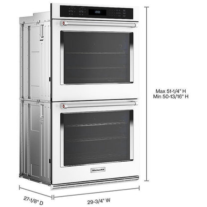 KitchenAid KOED530PWH Double Wall Oven
