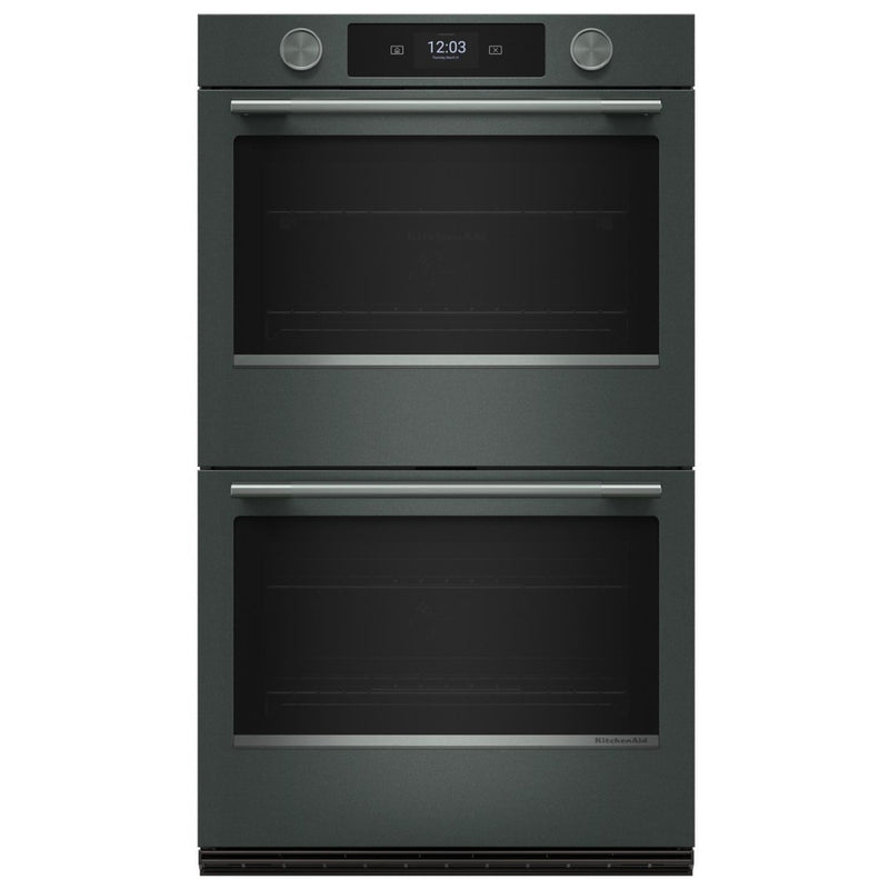 KitchenAid KOED730SJP Double Wall Oven, 30 inch Exterior Width, True Convection (Both Ovens), 10 cu. ft. Capacity, Temperature Probe, Wifi Enabled, Air Fry, Juniper colour
