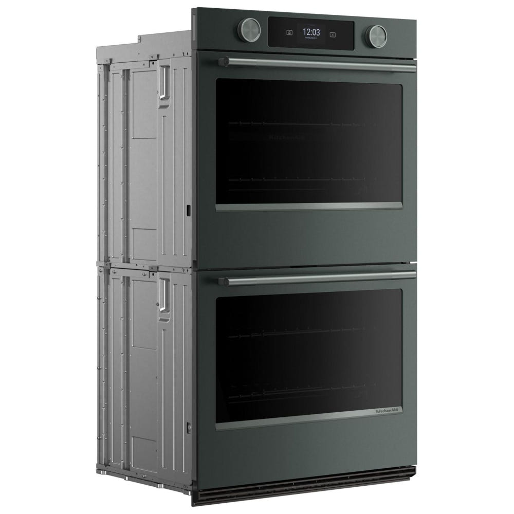 KitchenAid KOED730SJP Double Wall Oven, 30 inch exterior width, true convection, WiFi enabled, Juniper colour