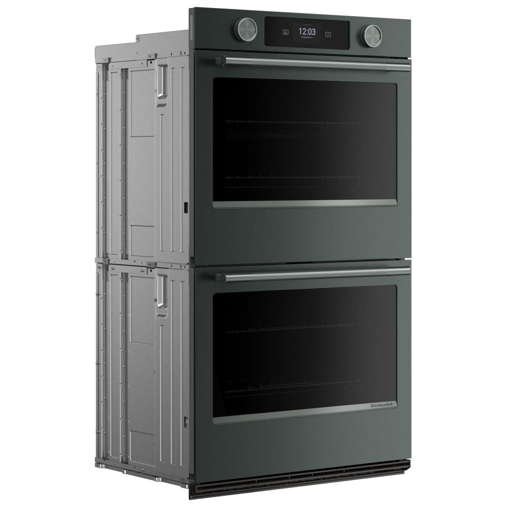KitchenAid KOED730SJP Double Wall Oven, 30 inch exterior width, true convection, WiFi enabled, Juniper colour