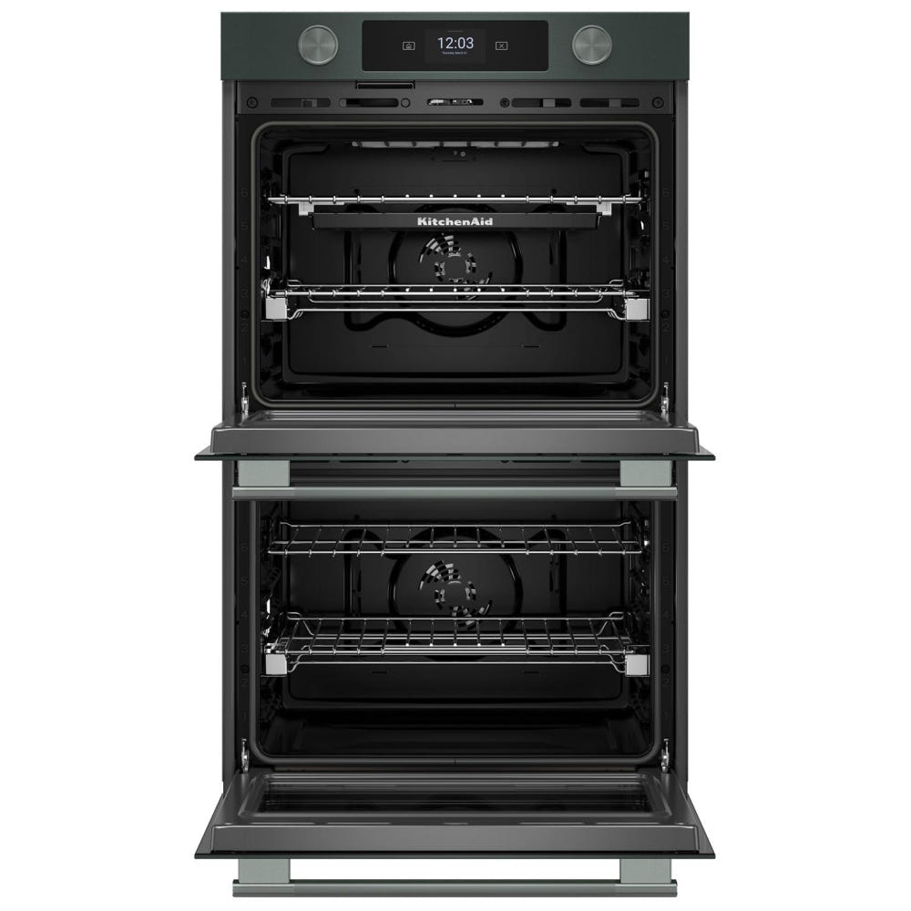 KitchenAid KOED730SJP Double Wall Oven, 30 inch exterior width, true convection, WiFi enabled, Juniper colour