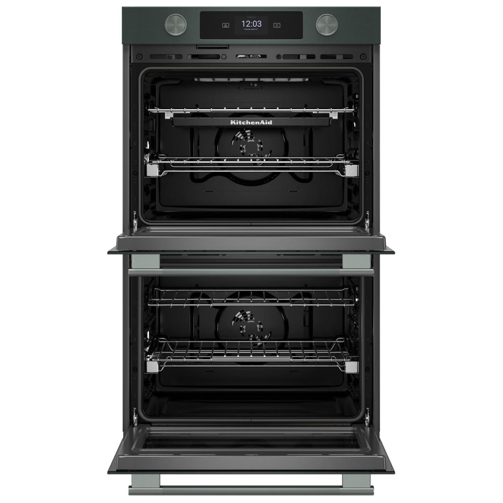 KitchenAid KOED730SJP Double Wall Oven, 30 inch exterior width, true convection, WiFi enabled, Juniper colour