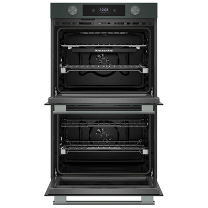 KitchenAid KOED730SJP Double Wall Oven, 30 inch exterior width, true convection, WiFi enabled, Juniper colour