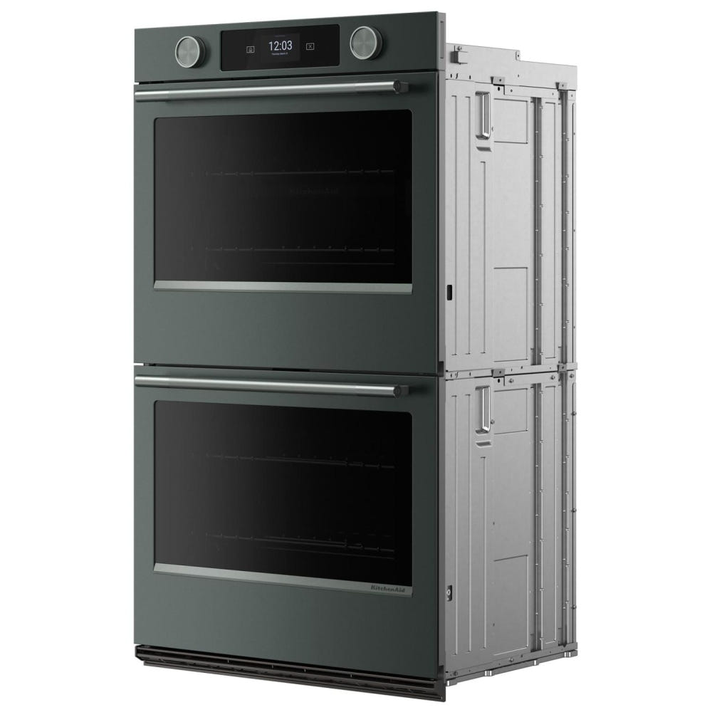 KitchenAid KOED730SJP Double Wall Oven, 30 inch exterior width, true convection, WiFi enabled, Juniper colour