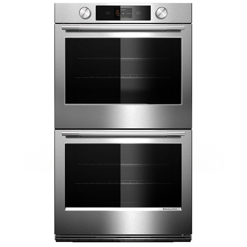 KitchenAid KOED730SPS Double Wall Oven, 30 inch Exterior Width, True Convection (Both Ovens), 10 cu. ft. Capacity, Temperature Probe, Wifi Enabled, PrintShield Stainless colour