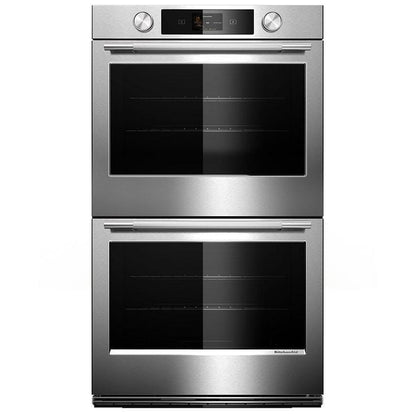 KitchenAid KOED730SPS Double Wall Oven, 30 inch Exterior Width, True Convection (Both Ovens), 10 cu. ft. Capacity, Temperature Probe, Wifi Enabled, PrintShield Stainless colour