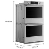 KitchenAid KOED730SPS Double Wall Oven, 30 inch Exterior Width, True Convection (Both Ovens), 10 cu. ft. Capacity, Temperature Probe, Wifi Enabled, Air Fry, PrintShield Stainless colour
