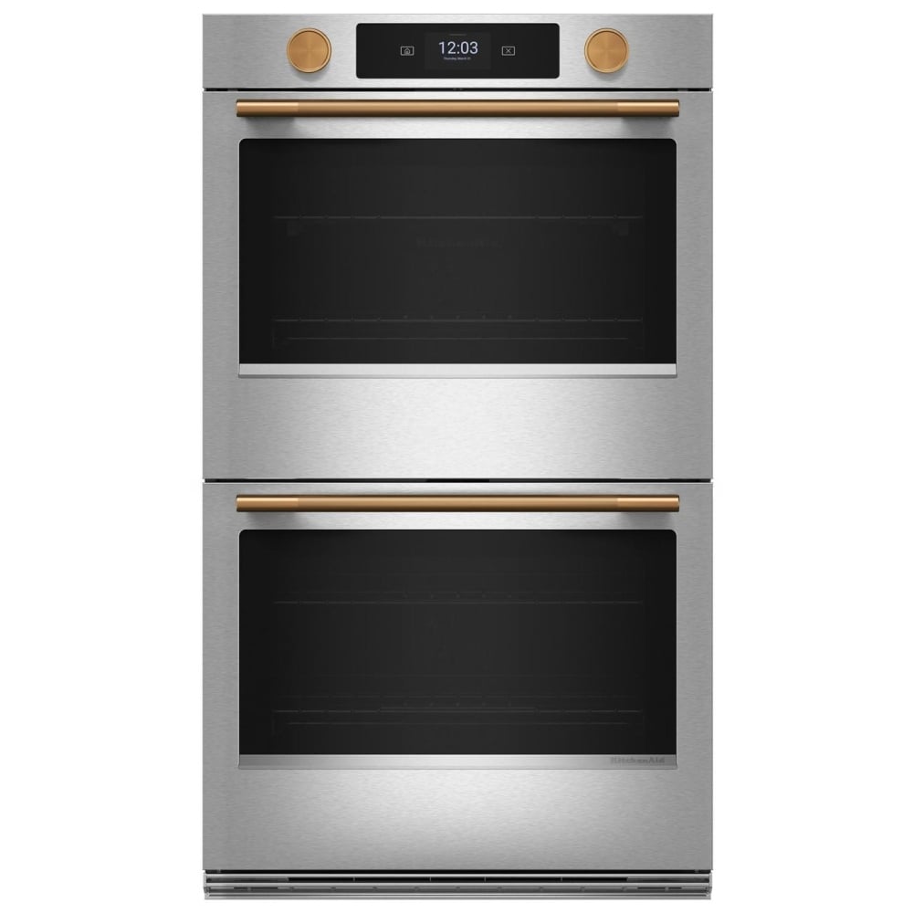 KitchenAid KOED730SPS Double Wall Oven, 30 inch Exterior Width, True Convection (Both Ovens), 10 cu. ft. Capacity, Temperature Probe, Wifi Enabled, PrintShield Stainless colour