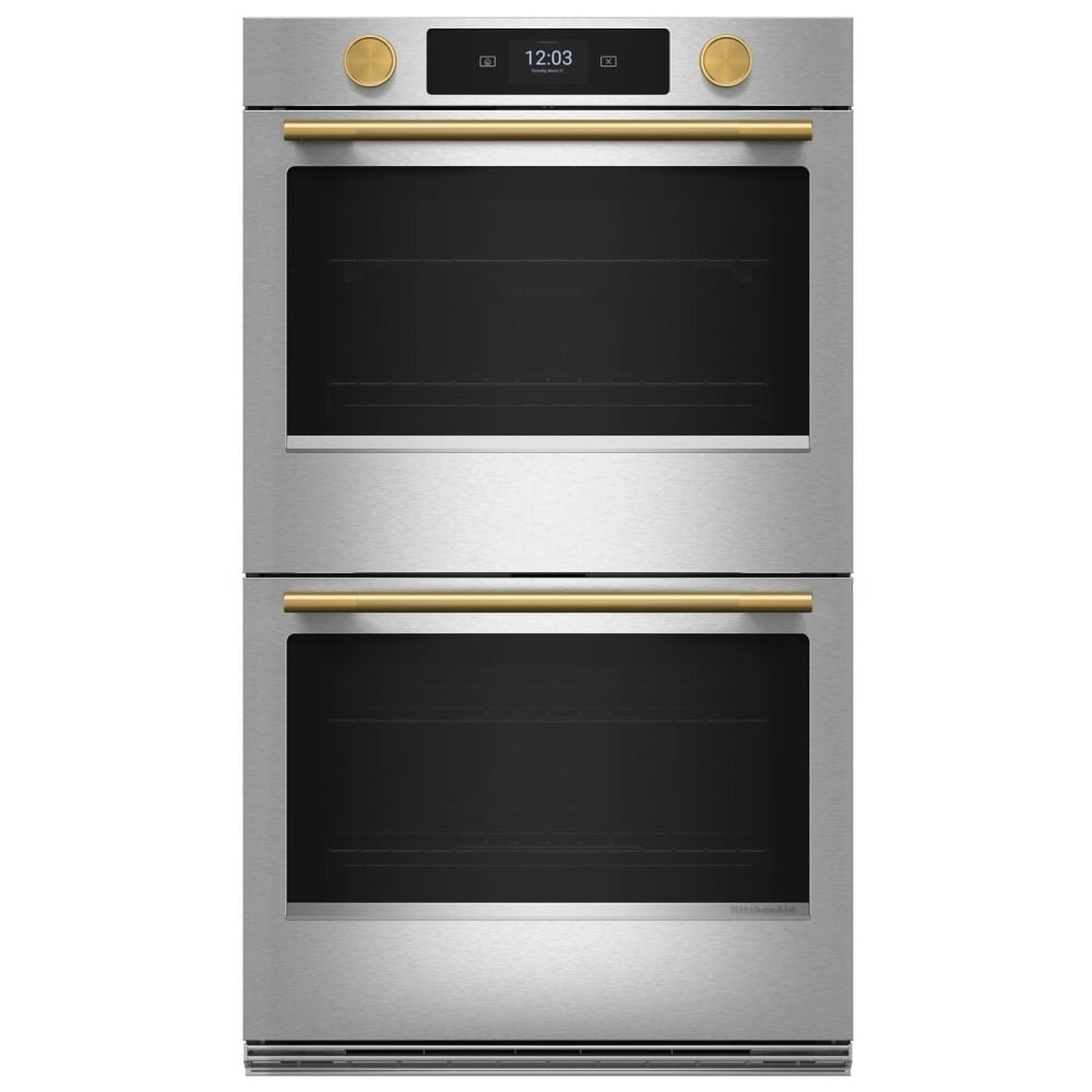 KitchenAid KOED730SPS Double Wall Oven, 30 inch Exterior Width, True Convection (Both Ovens), 10 cu. ft. Capacity, Temperature Probe, Wifi Enabled, PrintShield Stainless colour