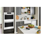 KitchenAid KOED730SWH Double Wall Oven, 30 inch Exterior Width, True Convection (Both Ovens), 10 cu. ft. Capacity, Temperature Probe, Wifi Enabled, Air Fry, White colour