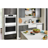 KitchenAid KOED730SWH Double Wall Oven, 30 inch Exterior Width, True Convection (Both Ovens), 10 cu. ft. Capacity, Temperature Probe, Wifi Enabled, Air Fry, White colour