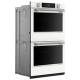 KitchenAid KOED730SWH Double Wall Oven, 30 inch Exterior Width, True Convection (Both Ovens), 10 cu. ft. Capacity, Temperature Probe, Wifi Enabled, Air Fry, White colour