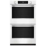 KitchenAid KOED730SWH Double Wall Oven, 30 inch Exterior Width, True Convection (Both Ovens), 10 cu. ft. Capacity, Temperature Probe, Wifi Enabled, Air Fry, White colour