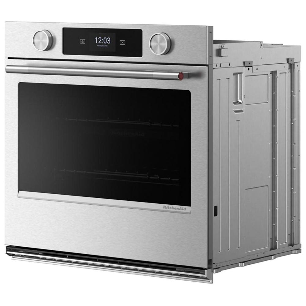 KitchenAid KOES727SPS Single Wall Oven, 27 inch Exterior Width, True Convection, 4.3 cu. ft. Capacity, Air Fry, PrintShield Stainless colour