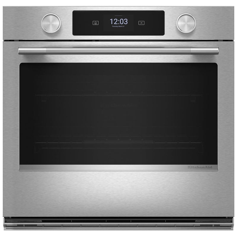 KitchenAid KOES727SPS Single Wall Oven, 27 inch Exterior Width, True Convection, 4.3 cu. ft. Capacity, Wifi Enabled, Air Fry, PrintShield Stainless colour