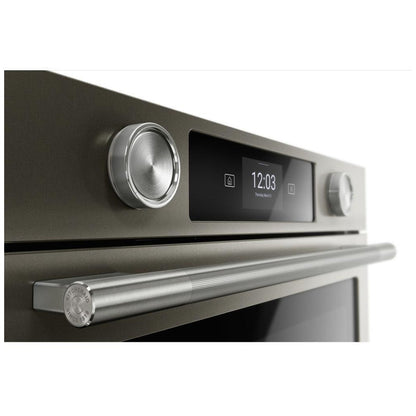 KitchenAid KOES730SBE Single Wall Oven, 30 inch Exterior Width, True Convection, 5 cu. ft. Capacity, Temperature Probe, Wifi Enabled, Air Fry, Black Ore colour