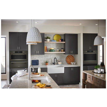 KitchenAid KOES730SBE Single Wall Oven, 30 inch Exterior Width, True Convection, 5 cu. ft. Capacity, Temperature Probe, Wifi Enabled, Air Fry, Black Ore colour