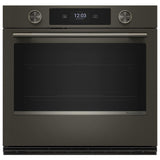 KitchenAid KOES730SBE Single Wall Oven, 30 inch Exterior Width, True Convection, Self Clean, 5 cu. ft. Capacity, Temperature Probe, Wifi Enabled, Air Fry, Black Ore colour