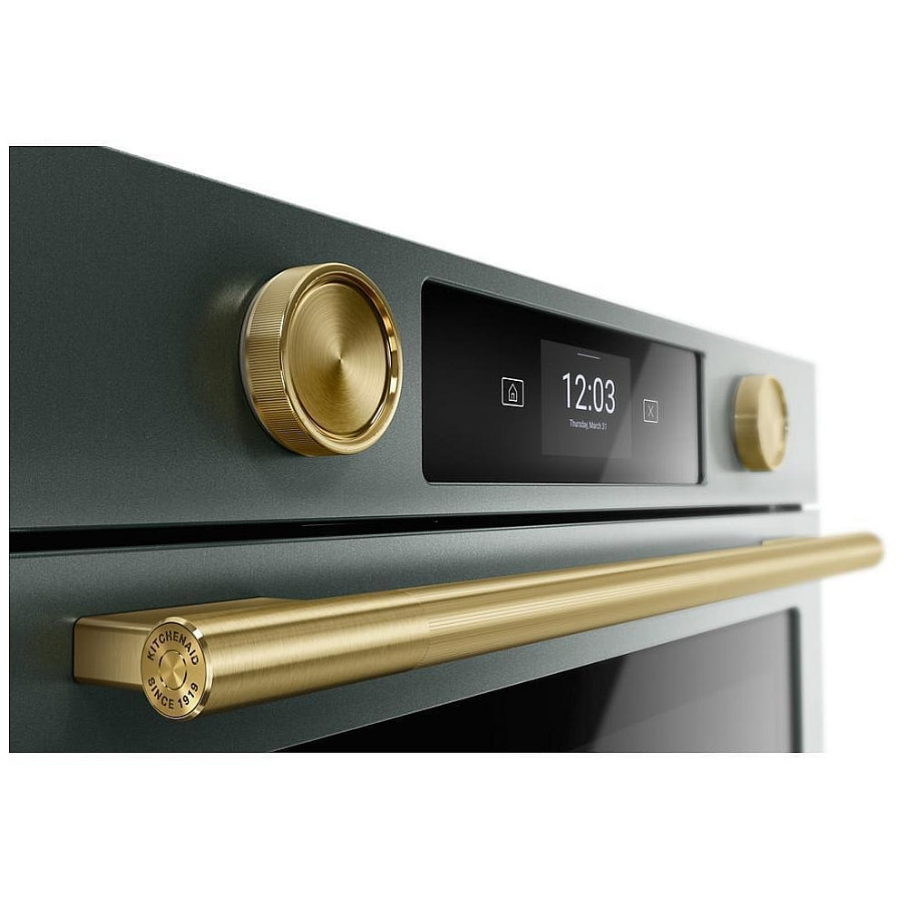 KitchenAid KOES730SJP Single Wall Oven, 30 inch Exterior Width, True Convection, 5 cu. ft. Capacity, Temperature Probe, WiFi Enabled, Air Fry, Juniper Colour